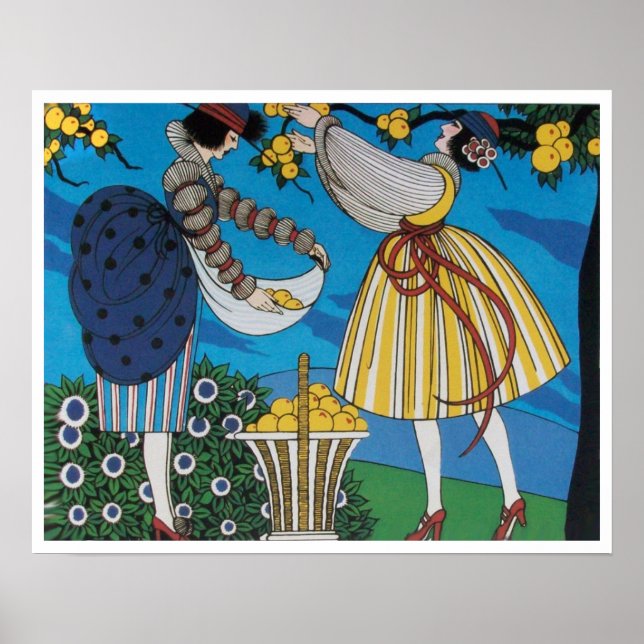 PÓSTER JARDIM DE VERÃO/DESIGNADOR DE CUSTOS DE MODA (Frente)