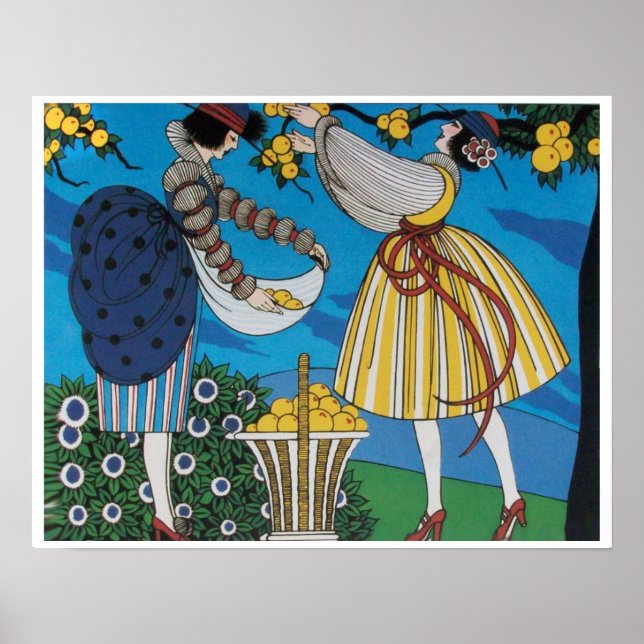 PÓSTER JARDIM DE VERÃO/DESIGNADOR DE CUSTOS DE MODA (Frente)