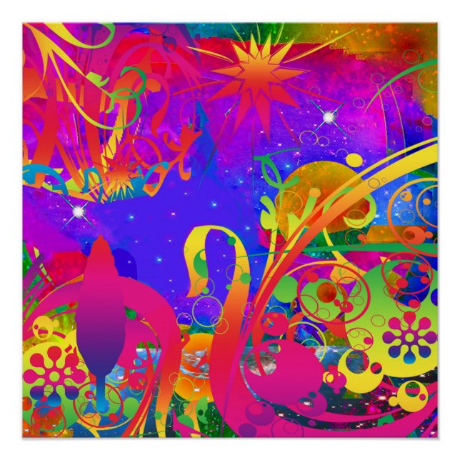 Póster Jardim de Verão Mágico (Frente)