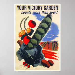 Póster Jardim de vitória de WWII