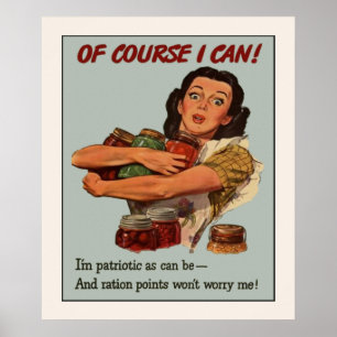 Poster Jardim de vitória do vintage patriótico