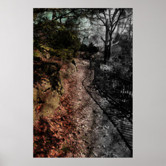 Póster Jardim do bem e mau... Eu passo a linha