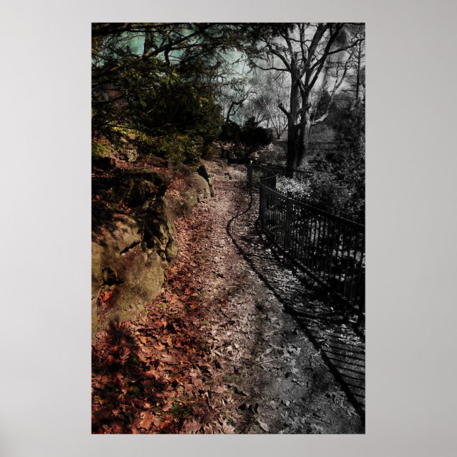 Póster Jardim do bem e mau... Eu passo a linha (Frente)