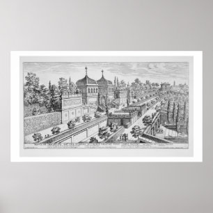 Poster Jardim do Duque de Parma no Colina Palatina,