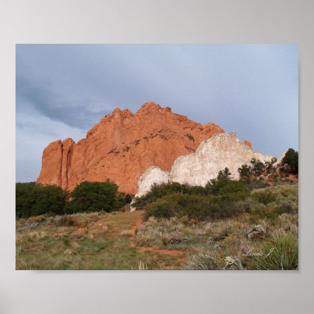 Póster Jardim do Gods Colorado Canvas Print (Frente)
