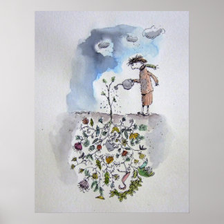 Poster Jardim do introvertido