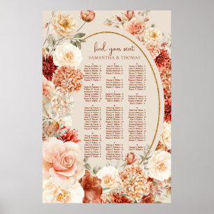 Poster Jardim do outono de Boho especiarias ferrugem lara