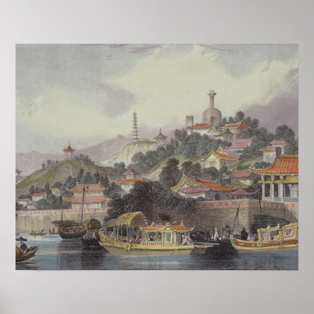 Póster Jardim do Palácio Imperial, Pequim, da China (Frente)