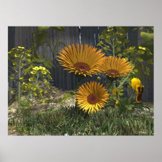 Póster Jardim do Prazer da mamãe