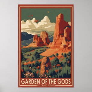 Poster Jardim do Primavera do Rio Gods Colorado