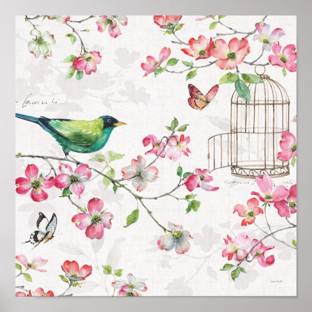 Poster Jardim Dogwood (Frente)