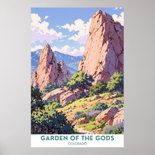 Poster Jardim dos Deuses, Colorado