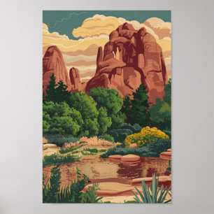 Poster Jardim dos Deuses do Colorado