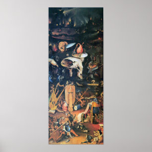 Poster Jardim dos prazeres, inferno de Hieronymus