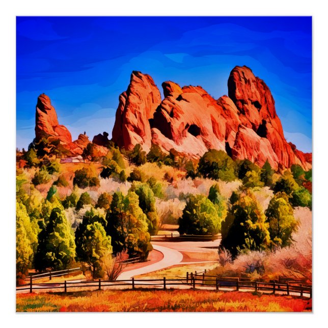 Póster Jardim dos Primaveras do Colorado (Frente)