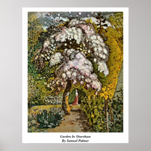 Poster Jardim em Shoreham por Samuel Palmer