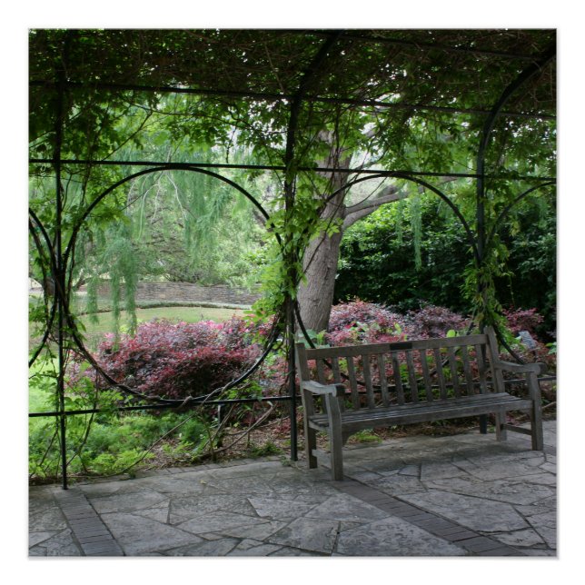 Póster Jardim Encantado (Frente)