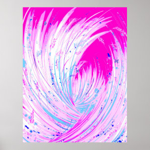 Poster Jardim Encantado - Horizonte Rosa