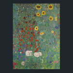 Poster Jardim fazenda Girassóis por Gustav Klimt Painting<br><div class="desc">Imperial obra-prima do pintor austríaco Gustav Klimt: Jardim de Fazenda com Girassóis</div>