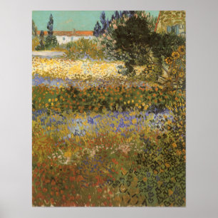 Póster Jardim Flor de Vincent van Gogh
