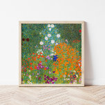 Póster Jardim Flor | Gustav Klimt<br><div class="desc">Impressão de poster de arte do Jardim Flor (1905-1907) pelo artista austríaco Gustav Klimt. O trabalho original é óleo na canvas com uma paisagem abstrato brilhante de flores coloridas. Clique em Personalizar para alterar o tamanho do poster ou personalizar o design.</div>