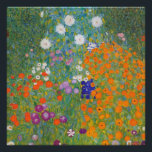 Póster Jardim Flor por Gustav Klimt<br><div class="desc">Linda pintura colorida de um jardim floral por Gustav Klimt. Incríveis variações de cores e belas flores ajustados simplesmente lindas em muitos tipos de produtos e ideias de presentes maravilhosos.</div>