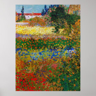 Poster Jardim Flor, Van Gogh