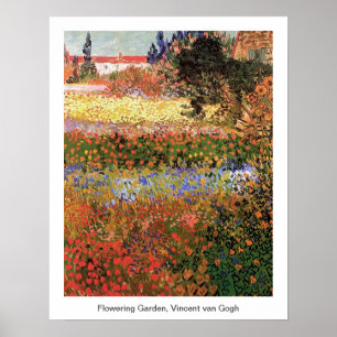Poster Jardim Flor, Vincent van Gogh.