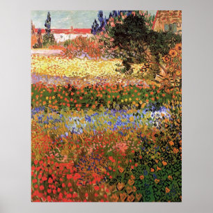 Póster Jardim Flor, Vincent van Gogh.