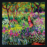 Póster Jardim Íris em Giverny por Claude Monet<br><div class="desc">Visite minha loja para obter um design mais interessante e mais opções de cores => zazzle.com/iwheels*</div>