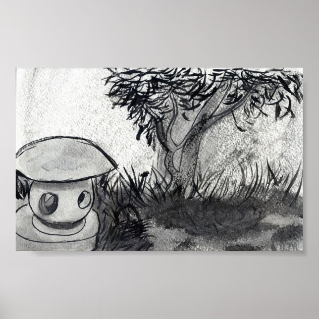 Póster Jardim Japonês (Frente)