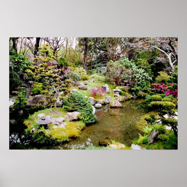 Póster Jardim Japonês (Frente)
