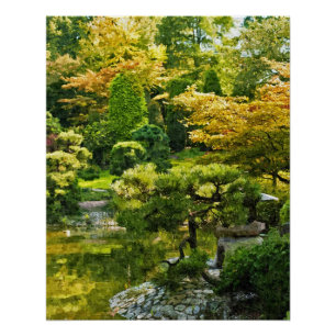 Póster Jardim Japonês - Estética Tradicional