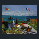 Poster Jardim Monet na Pintura Sainte-Adresse<br><div class="desc">Impressionista de Pintura por Monet - Masteroides Clássicos - Série Impressionista de Claude Monet - Jardim em Sainte-Adresse</div>