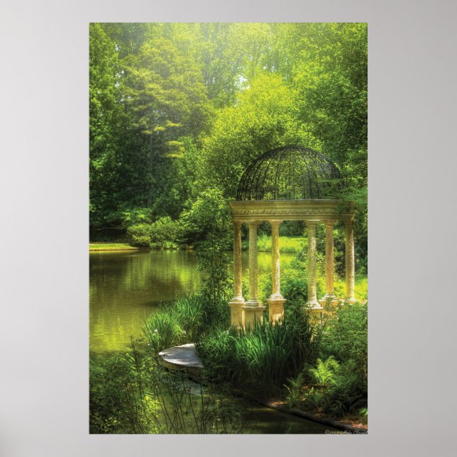 Póster Jardim - O Templo do Amor (Frente)