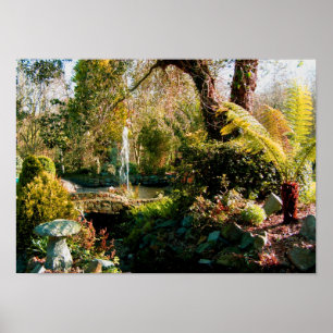 Póster Jardim pacífico de Guernsey