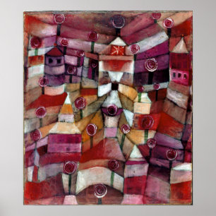 Poster Jardim Rosa de Paul Klee