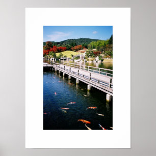 Poster Jardim Sankeien: Cidade de Mihara, Japão