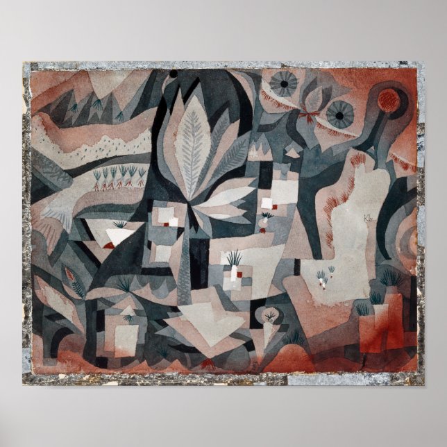 Poster Jardim Seco Cooler | Paul Klee | (Frente)