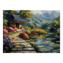 Póster Jardim Secreto Coreano