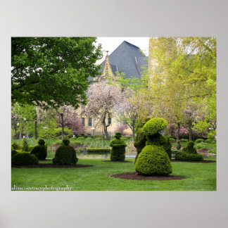 Póster Jardim Tópico de Columbus