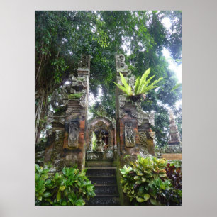 POSTER - jardim tropical de Bali