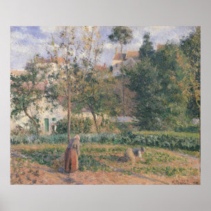 Poster Jardim vegetal de Camille Pissarro   no Hermita