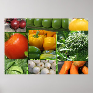 Póster Jardim vegetal do quintal