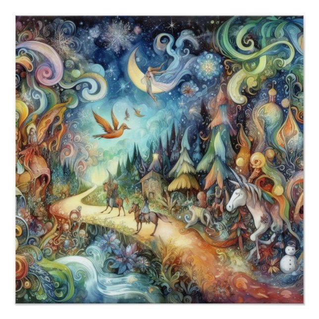 Póster Jardim Wimsical (Frente)