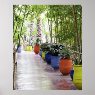 Póster Jardin Majorelle, Majorelle Garden, agora um públ