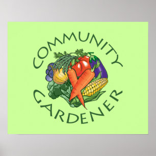 Poster Jardinagem Comunitária