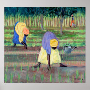 Póster Jardinagem feminina 2005