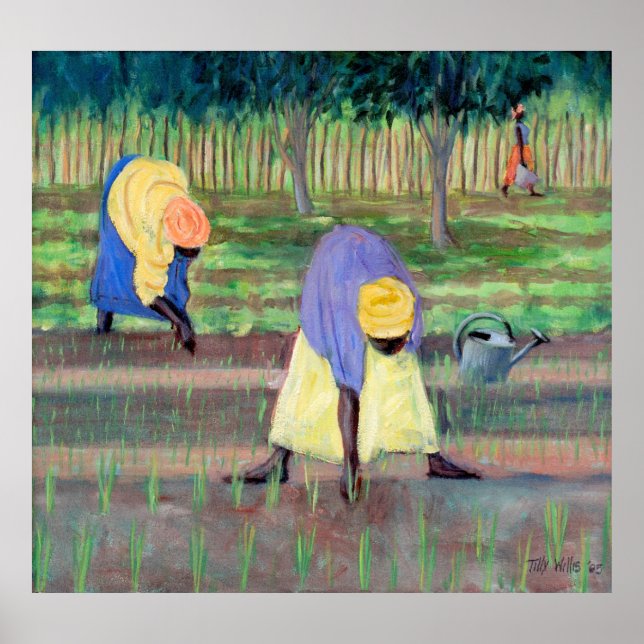 Póster Jardinagem feminina 2005 (Frente)