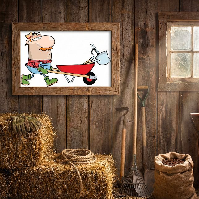 Poster Jardineiro E Barreira De Rodas (Criador carregado)